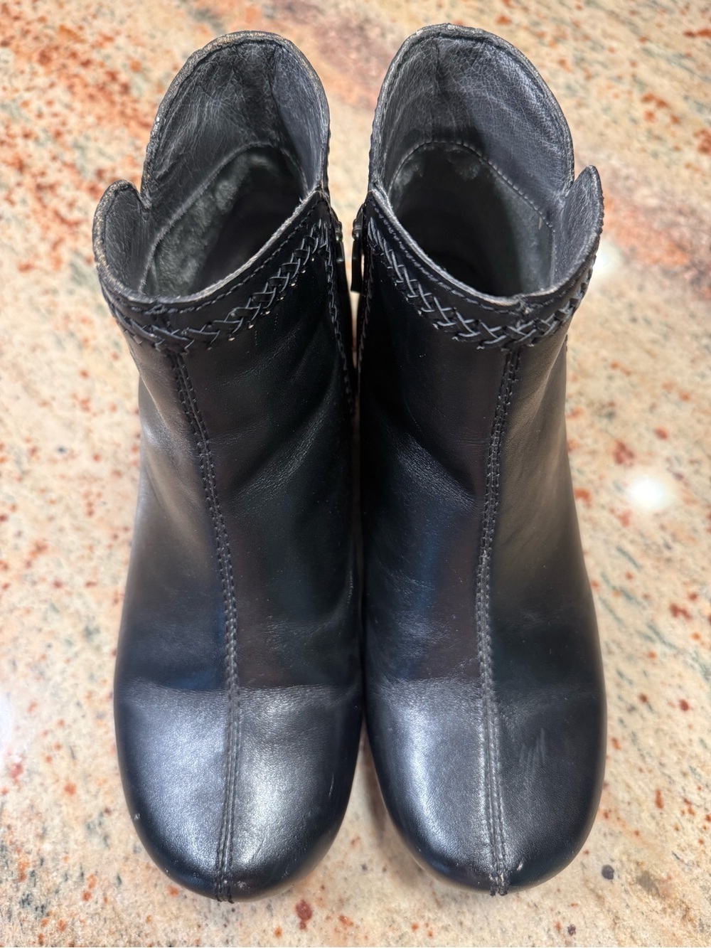 DANSKO Scout Women's Size 38 US 7.5-8 Black Leather Ankle-Boots/Comfort Clogs - Picture 4 of 15